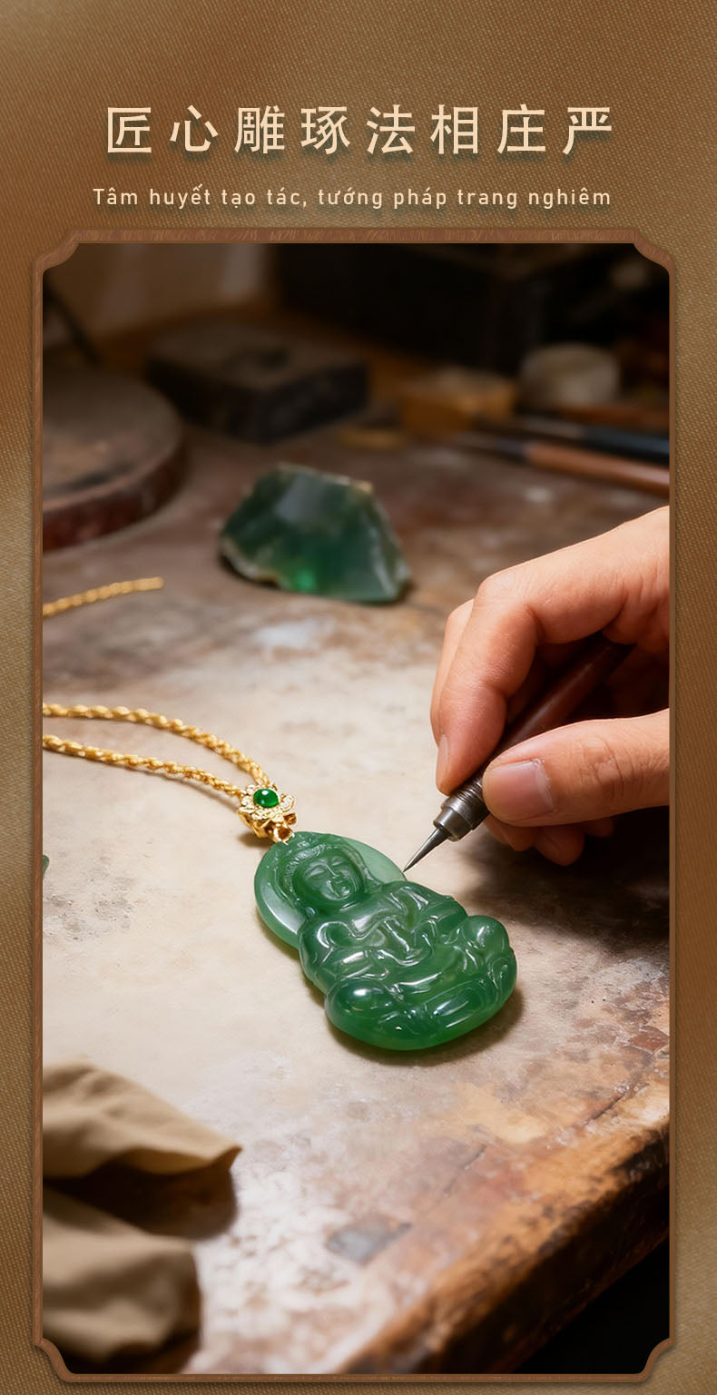 Agate Guanyin Pendant